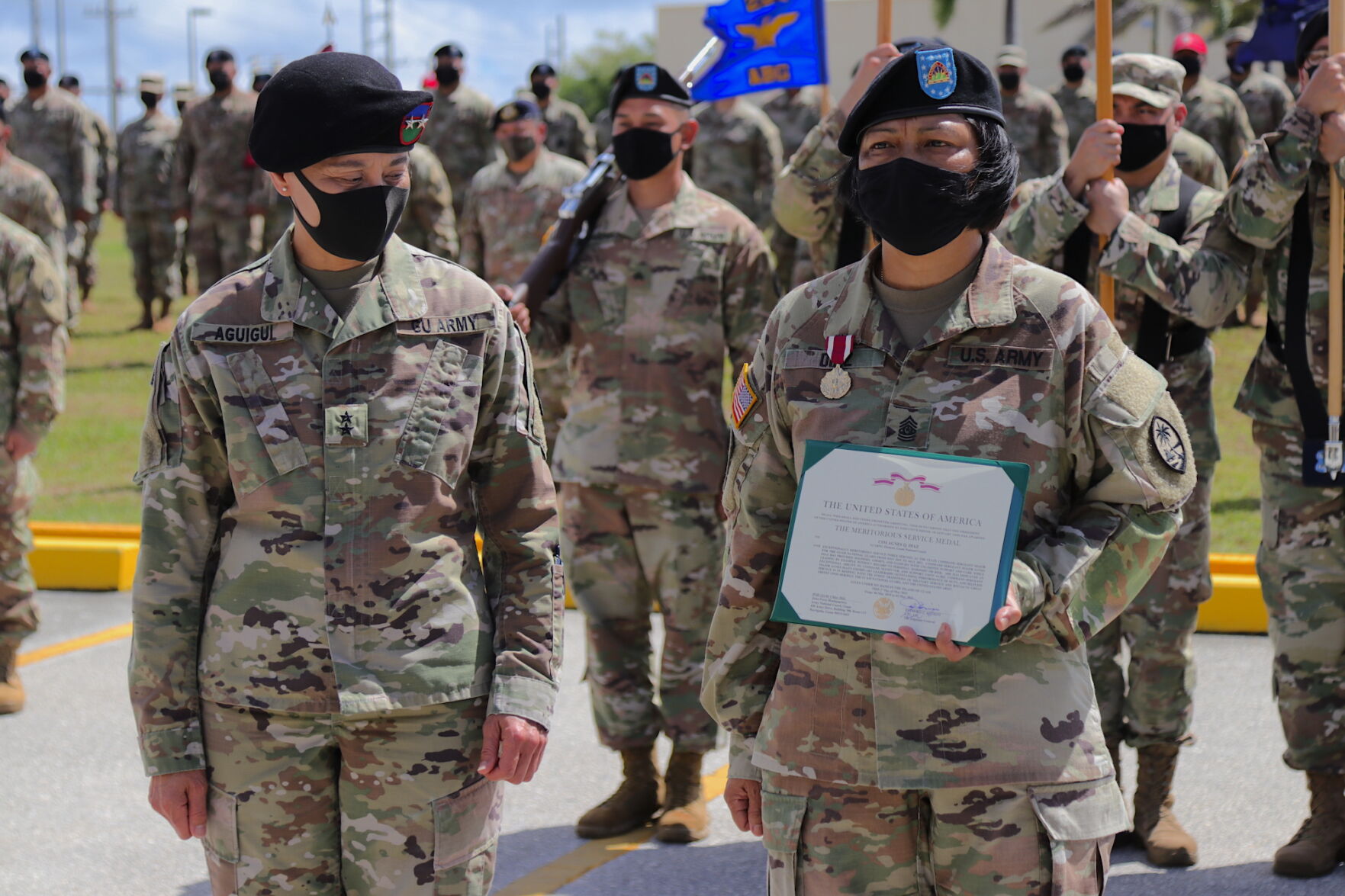 Guard holds Change of Responsibility ceremony